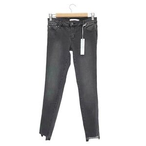 Tractr Jeans Girl’s Size 14 Gray Skinny Raw Edge Hem Children’s Denim New NWT